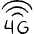 Cellular Network Wifi 4g Icon from Freehand Set | Free Download as SVG Vector and Transparent PNG | Streamline icons