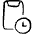 Mobilephone Action Clock Icon from Freehand Set