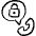 Mobilephone Actions Call Lock Icon from Freehand Set