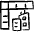 Real Estate Dimensions Building Ruler Icon from Freehand Set