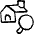 Real Estate Search House 1 icon - Free transparent PNG, SVG. No sign up needed.