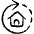 Real Estate Update House Refresh Icon from Freehand Set