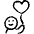 Love Heart Balloon Holding icon - Free transparent PNG, SVG. No sign up needed.