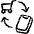 Mobile Shopping Cart Exchange Icon from Freehand Set