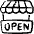 Shop Open icon - Free transparent PNG, SVG. No sign up needed.