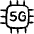 Silicon Chip 5g icon - Free transparent PNG, SVG. No sign up needed.