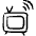 Iot Technology Tv Icon from Freehand Set