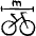 Bicycle Size Length icon - Free transparent PNG, SVG. No sign up needed.