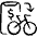 E Transport Rental Bicycle Application Icon from Freehand Set | Free Download as SVG Vector and Transparent PNG | Streamline icons