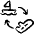 Transportation Boat Plane Transfer Icon from Freehand Set