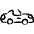 Vintage Car Convertible Icon from Freehand Set