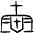 Mediaval Fantasy Cross Holy Altar icon - Free transparent PNG, SVG. No sign up needed.