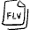 Video File Flv Icon from Freehand Set