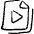 Video File Play Icon from Freehand Set