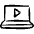 Video Player Laptop icon - Free transparent PNG, SVG. No sign up needed.
