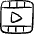 Video Player Movie 2 Icon from Freehand Set