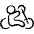 Disability Handcycle 1 Icon from Freehand Set