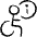 Disability Wheelchair Information Icon from Freehand Set