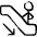 Escalator Descend Person 1 icon - Free transparent PNG, SVG. No sign up needed.