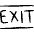 Safety Exit Sign icon - Free transparent PNG, SVG. No sign up needed.