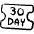 Ticket Day 30 Icon from Freehand Set | Free Download as SVG Vector and Transparent PNG | Streamline icons