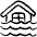 Natural Disaster Flood House Indoor icon - Free transparent PNG, SVG. No sign up needed.