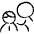 Human Resources Search Employees Icon from Freehand Set
