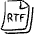 Office File Rtf icon - Free transparent PNG, SVG. No sign up needed.