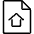 Construction Paper Home Icon from Ultimate Light Set | Free Download as SVG Vector and Transparent PNG | Streamline icons