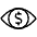 Cash Eye Icon from Ultimate Light Set