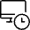 Monitor Clock Icon from Ultimate Light Set