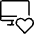 Monitor Heart Icon from Ultimate Light Set