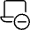 Laptop Subtract Icon from Ultimate Light Set