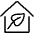 Eco House Icon from Ultimate Light Set