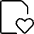 Common File Heart Icon from Ultimate Light Set