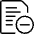 Common File Text Subtract Icon from Ultimate Light Set