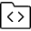 Folder Code Icon from Ultimate Light Set