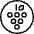 Wine Grapes Icon from Ultimate Light Set