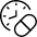 Pill Clock Icon from Ultimate Light Set