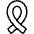 Medical Ribbon Cancer Icon from Ultimate Light Set | Free Download as SVG Vector and Transparent PNG | Streamline icons