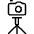 Camera Tripod Icon from Ultimate Light Set