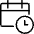 Calendar Clock Icon from Ultimate Light Set