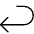 Keyboard Arrow Return Icon from Ultimate Light Set