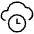 Cloud Clock Icon from Ultimate Light Set