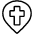 Style Three Pin Church Cross icon - Free transparent PNG, SVG. No sign up needed.