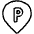 Style Three Pin Parking Icon from Ultimate Light Set | Free Download as SVG Vector and Transparent PNG | Streamline icons