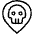 Style Three Pin Skull Icon from Ultimate Light Set