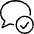 Messages Bubble Check icon - Free transparent PNG, SVG. No sign up needed.