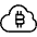 Crypto Currency Bitcoin Cloud icon - Free transparent PNG, SVG. No sign up needed.