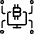 Crypto Currency Bitcoin Monitor Mining 1 icon - Free transparent PNG, SVG. No sign up needed.